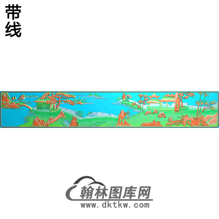 SSJZ-0025-山水建筑3精雕图（SSFJ-109）展示