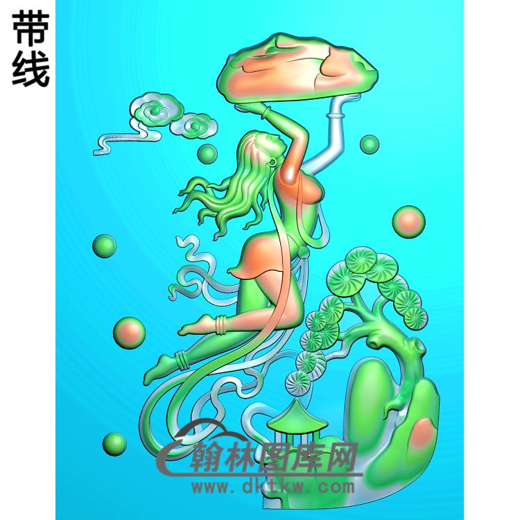 RW-062-人物系列精雕图（SN-065）展示