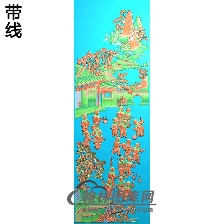 RW-055-人物系列精雕图（TZ-060）展示