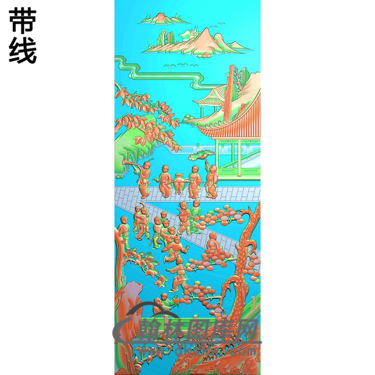 RW-056-人物系列精雕图（TZ-061）展示