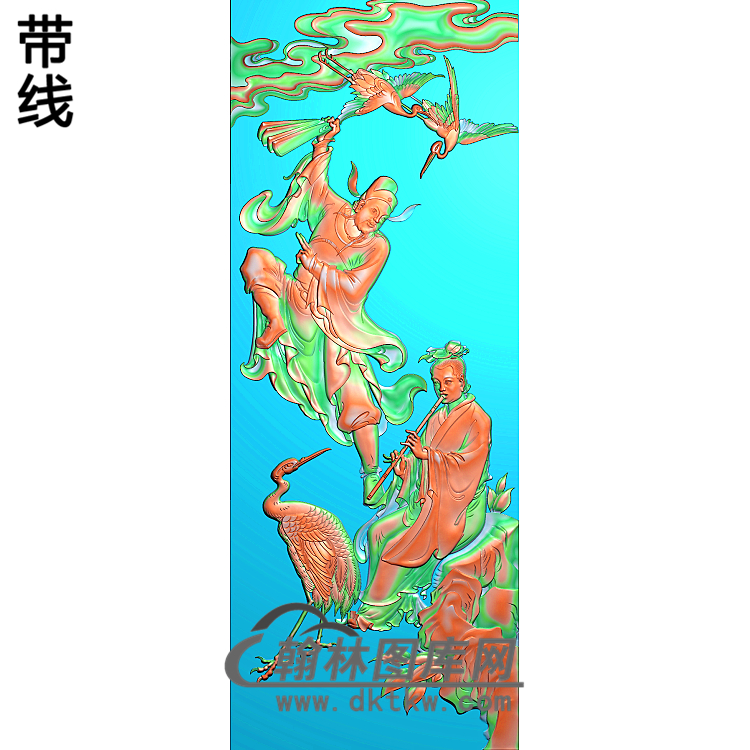 BX-009-八仙朝国舅，韩湘子精雕图(BX-024)展示