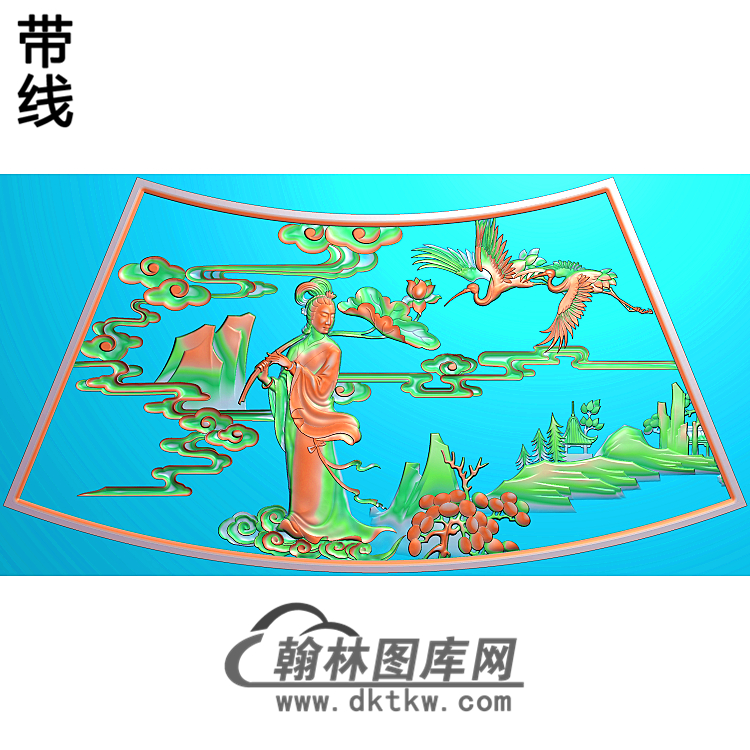 BX-1387-八仙4精雕图(BX-057)展示
