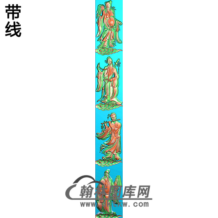 八仙精雕图(BX-144)展示