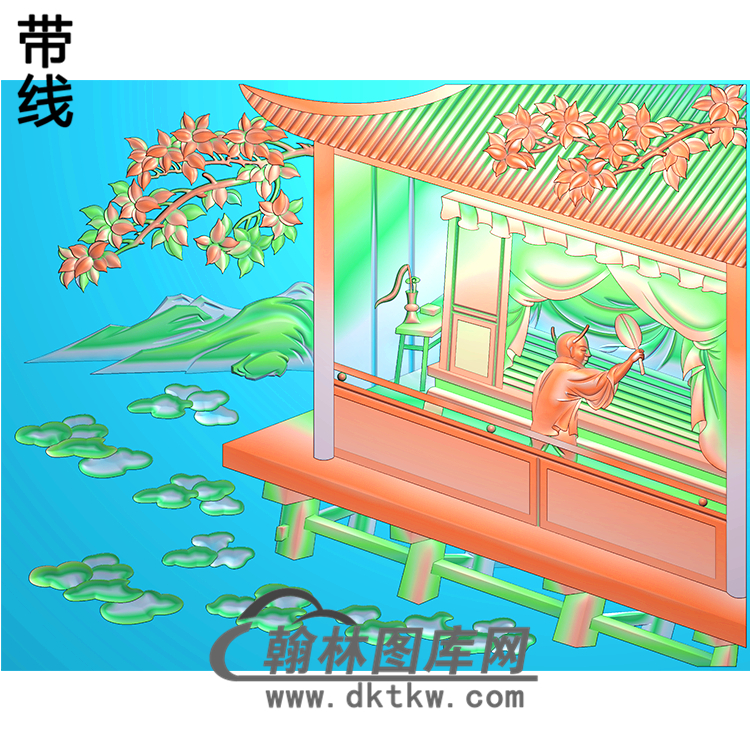 X-018-24孝图精雕图(ESSX-018)展示