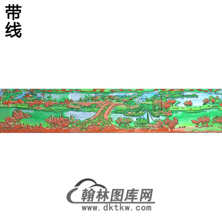 GD-7006清明上河图1精雕图(GD-113)展示