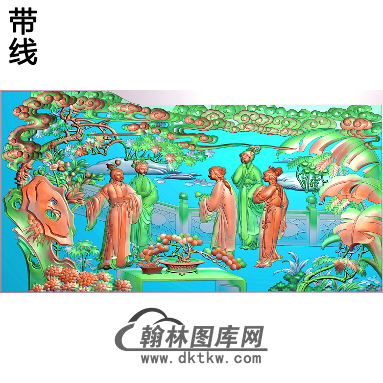 GDRW-4200人物精雕图(GD-143)展示