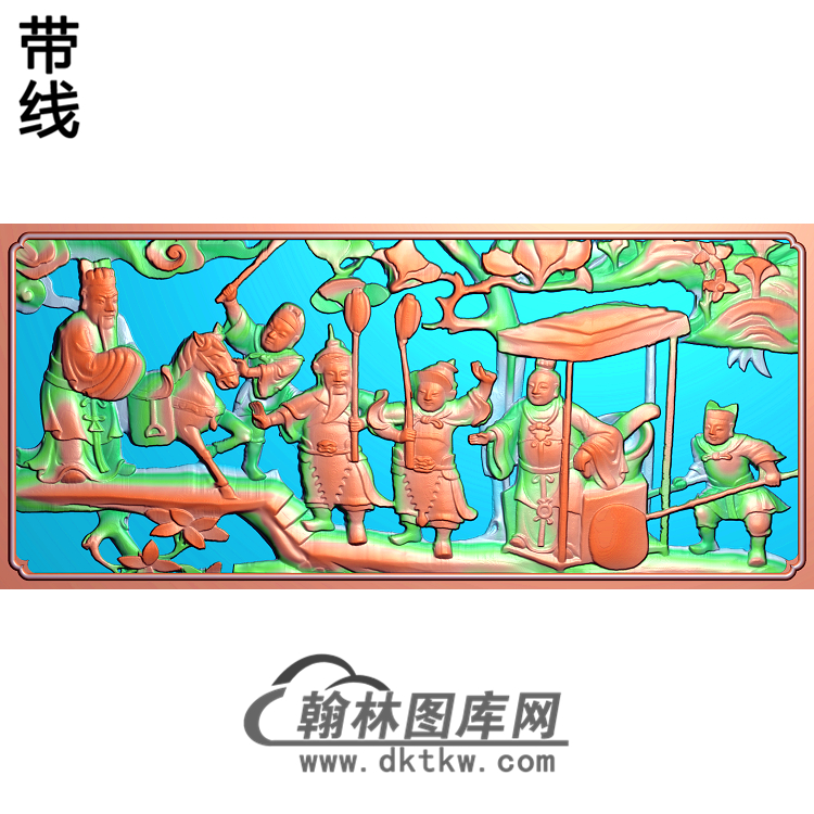 GDRW-4211古人物无线精雕图(GD-149)展示