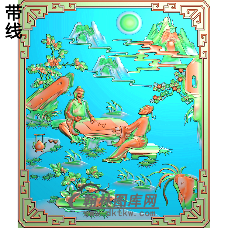 GDRW-4230棋精雕图(GD-166)展示