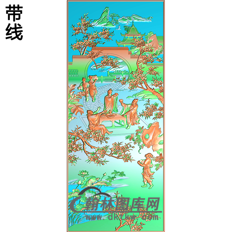 RW-09-人物系列精雕图(GD-448)展示