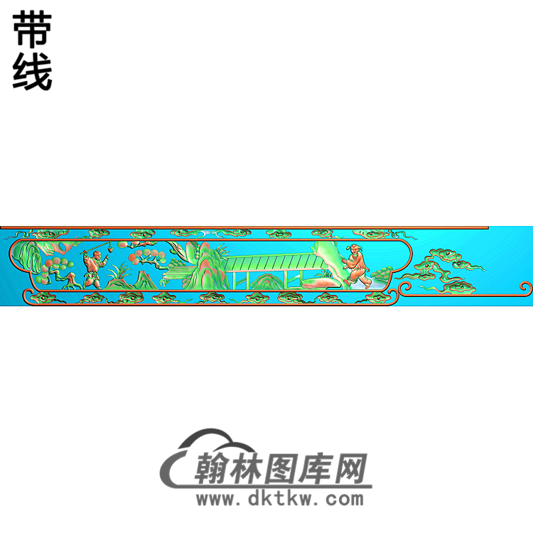 TZ-494-床围板精雕图(GD-331)展示