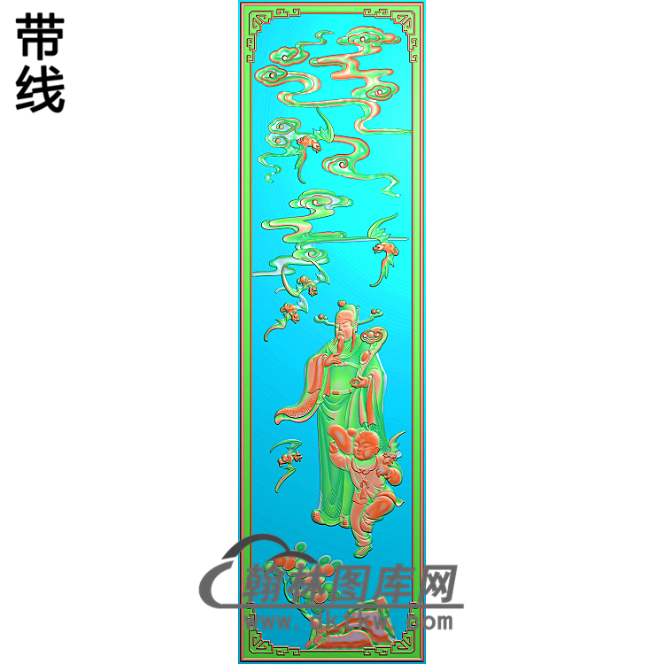 禄精雕图(GD-394)展示