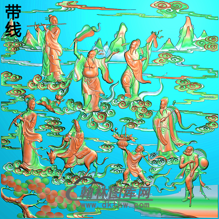 人物06_AUTOSAVE精雕图(GD-401)展示