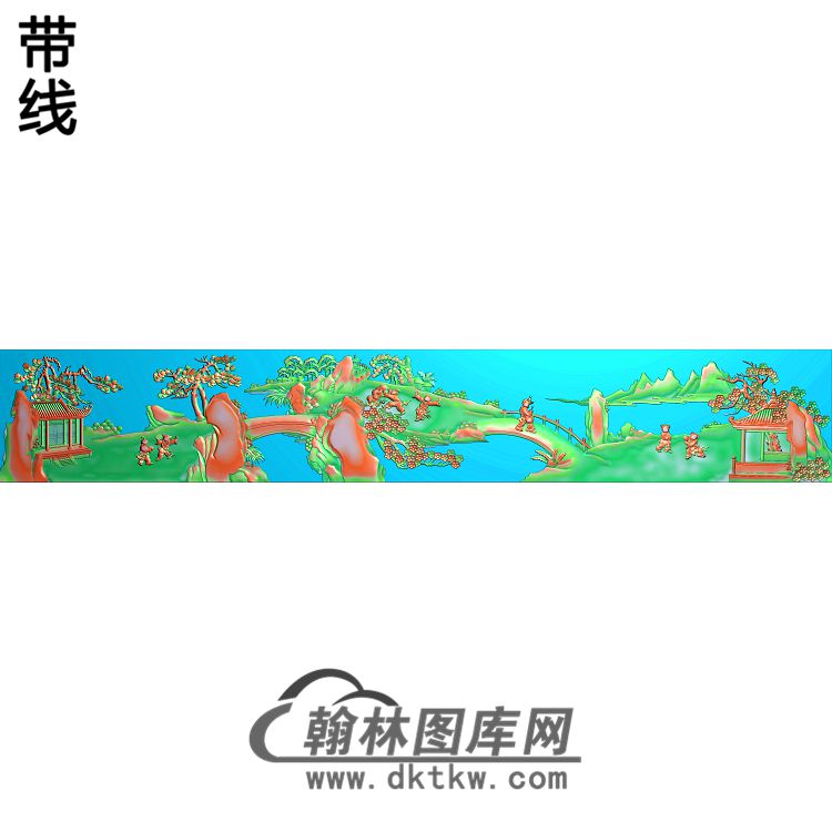 SSJZ-2227山水下2精雕图（SSFJ-151）展示