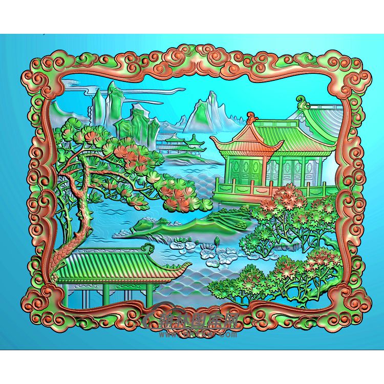 D057精雕图(SSJZ-020)展示