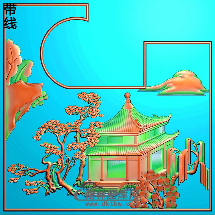 SSJZ-0001-清明上河图2精雕图(SSJZ-074)展示