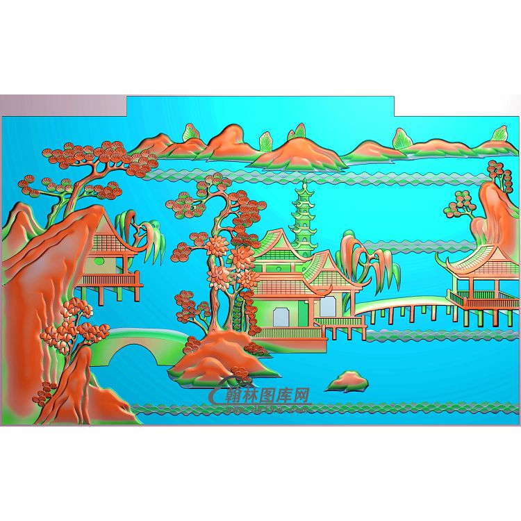 SSJZ-000011-后背中精雕图(SSJZ-082)展示