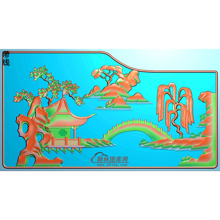 SSJZ-7088床头柜精雕图(SSJZ-163)展示