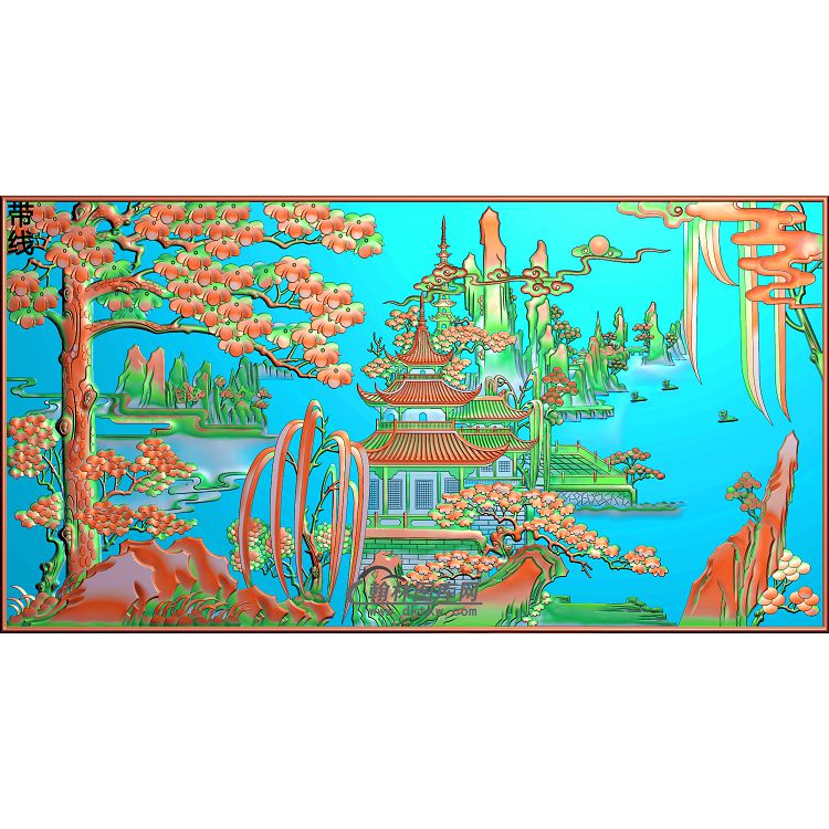 YD-101精雕图(SSJZ-184)展示