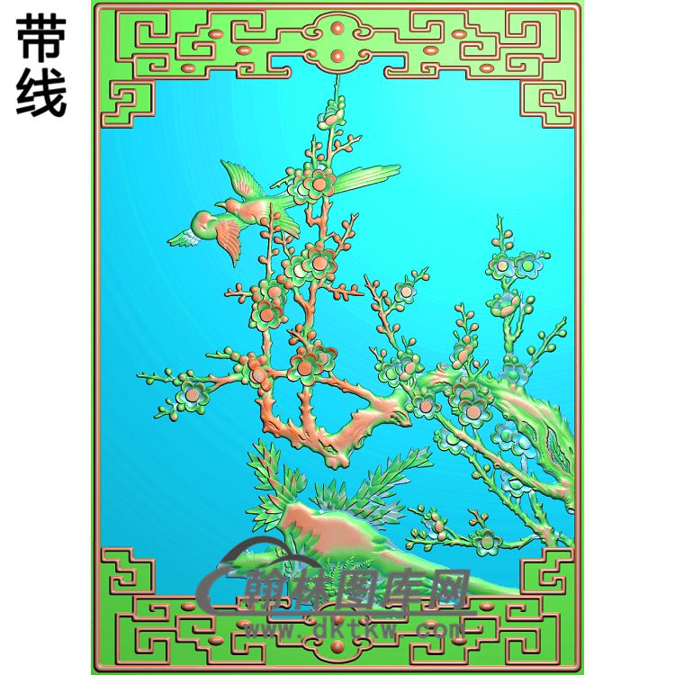 边框精雕图（ZSBK-029）展示