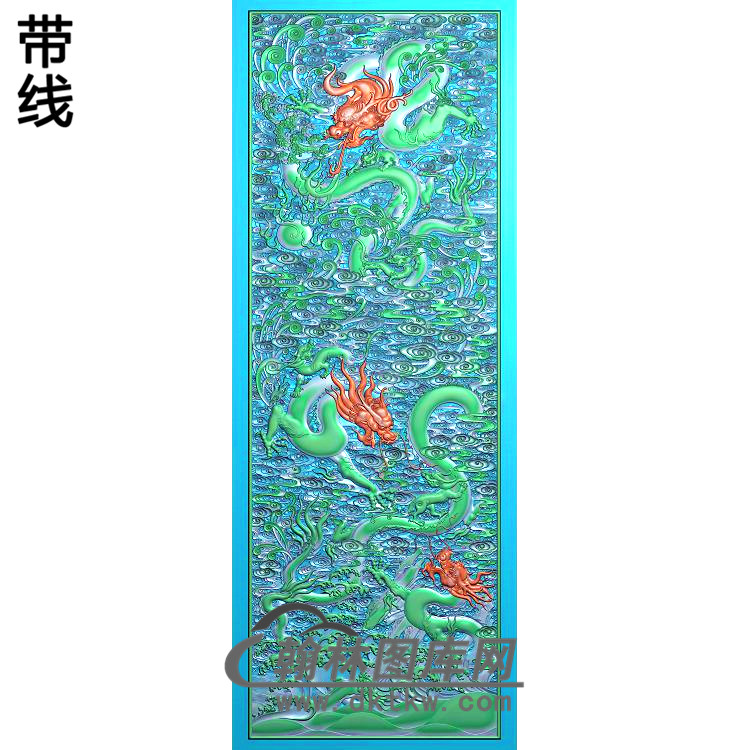 L-8007-龙精雕图（SL-018）展示