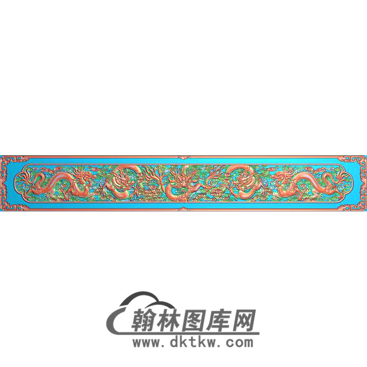 L-016五龙无线精雕图（WL-005）展示