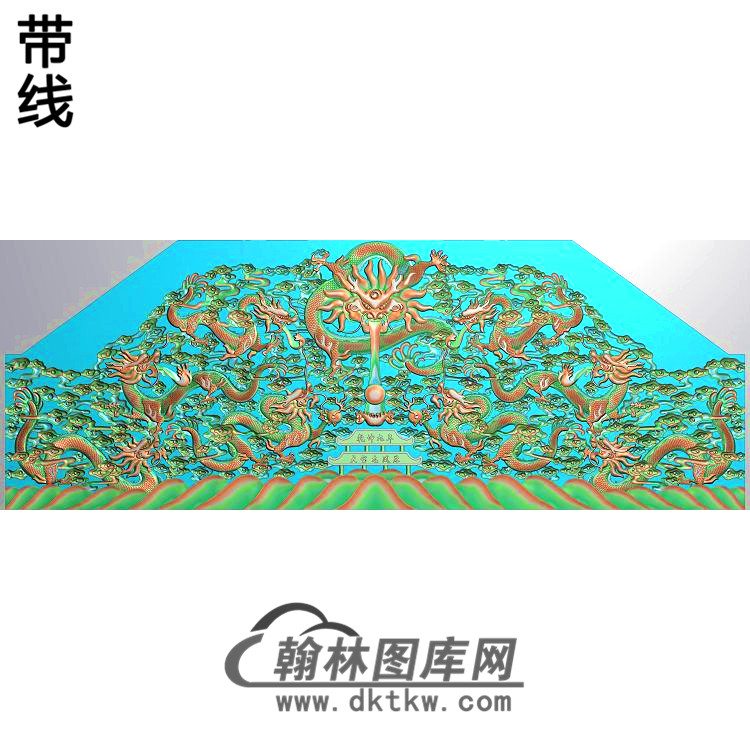 L-201-九龙精雕图（JL-014）展示