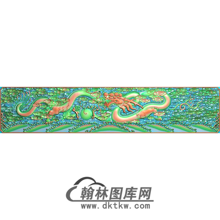 L--1185龙板下无线精雕图（DL-143）展示