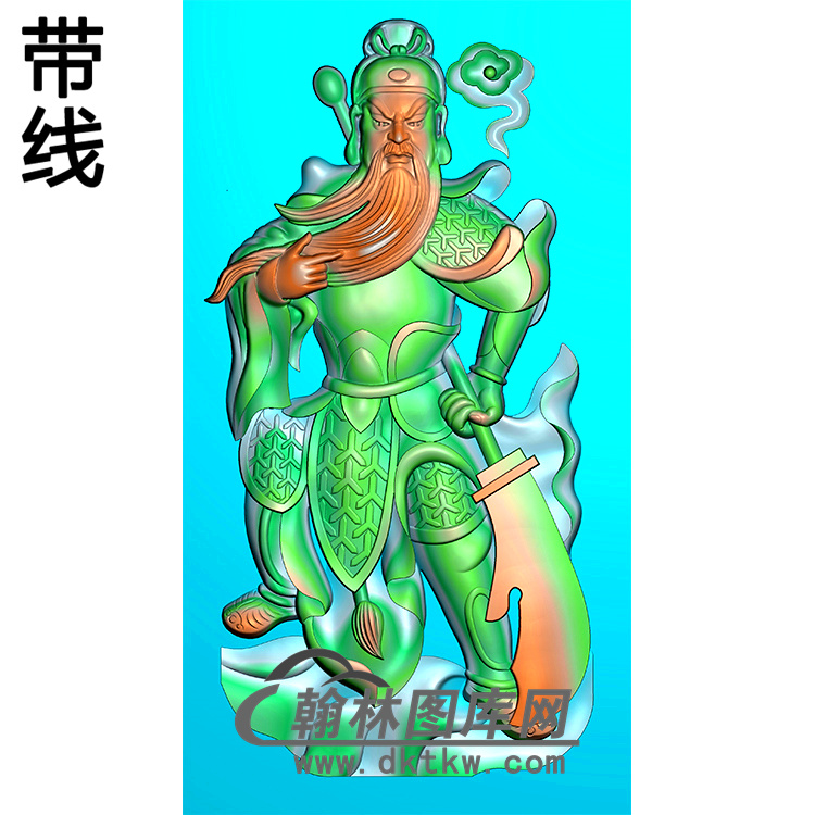 关公碑板精雕图（MBBB-2119）展示