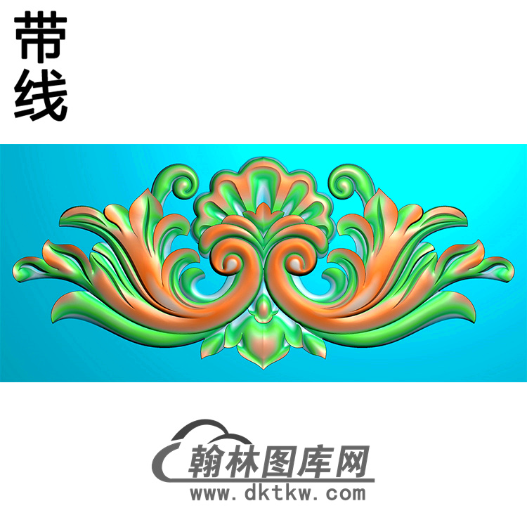 洋花碑板精雕图（MBBB-2159）展示
