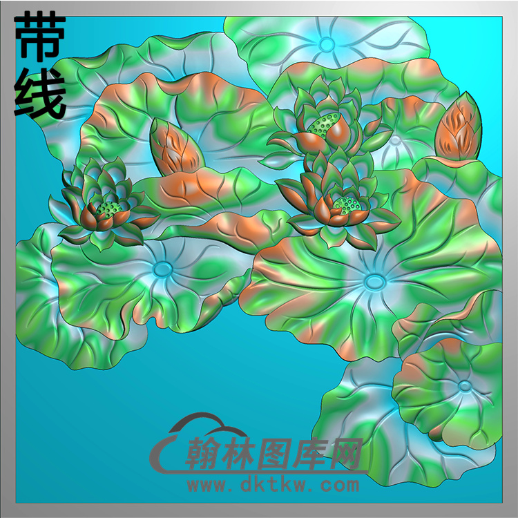 牡丹碑板精雕图（MBBB-2254）展示