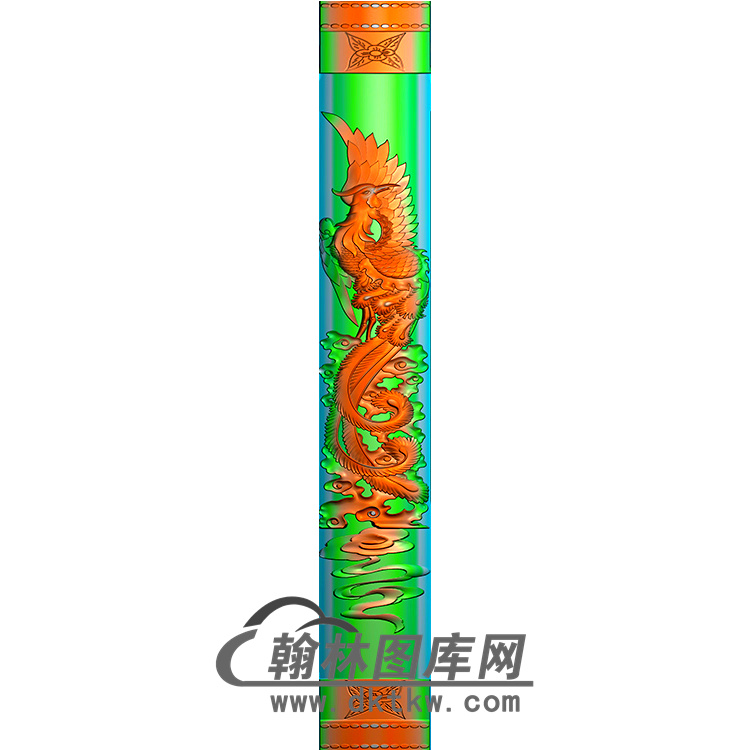 龙柱精雕图（MBLZ-2310）展示