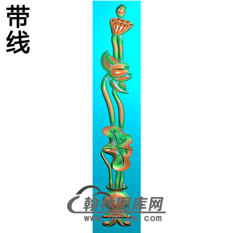 对联立柱精雕图（MBLZ-2364）展示