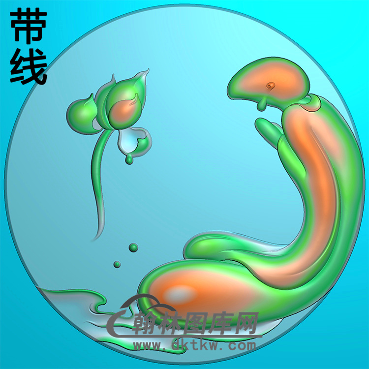 悟道佛像精雕图（DXF-231)展示