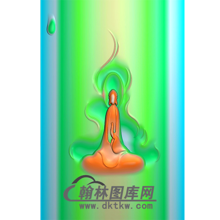 悟道佛像精雕图（DXF-237)展示
