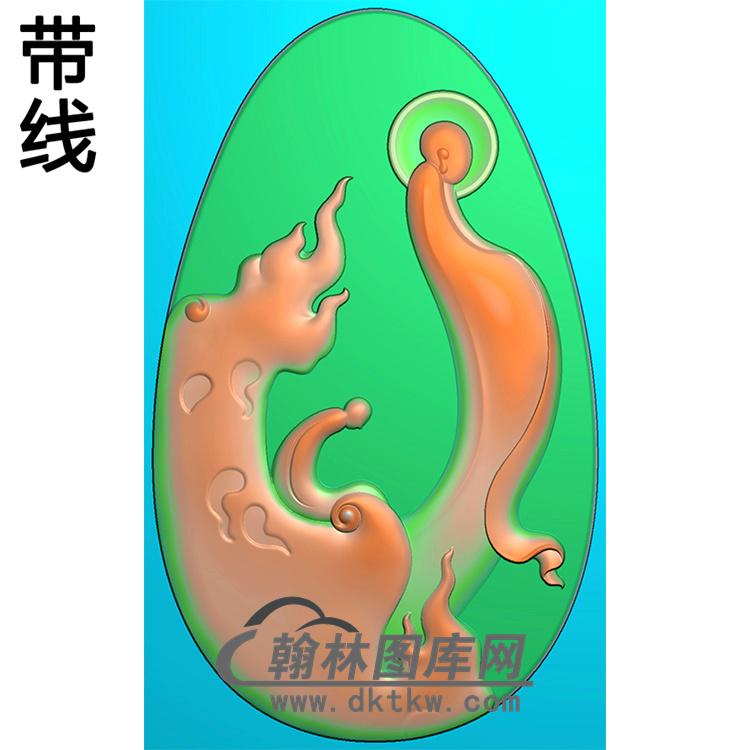 悟道佛像精雕图（DXF-241)展示