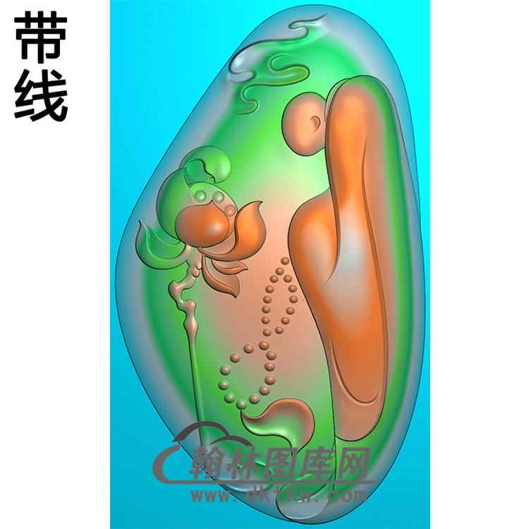 悟道佛像精雕图（DXF-262)展示