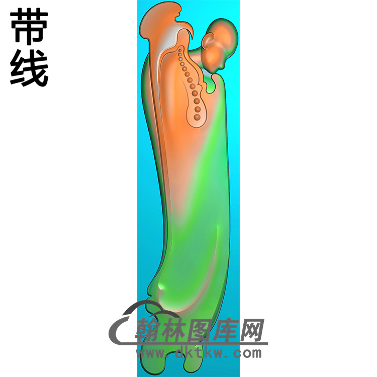 悟道佛像精雕图（DXF-329)展示