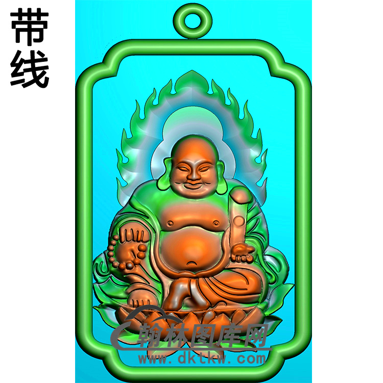 弥勒佛精雕图（MLF-217)展示