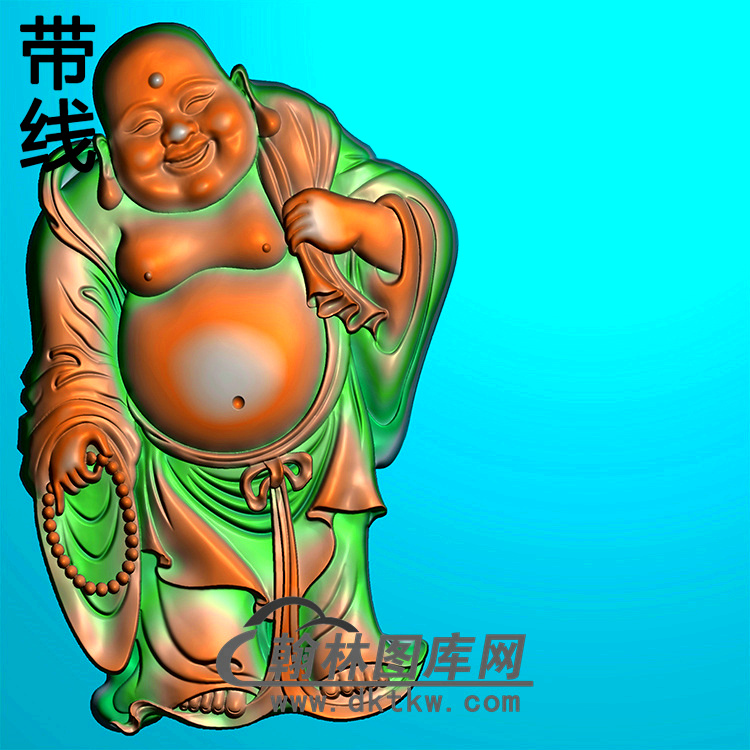 弥勒佛精雕图（MLF-220)展示