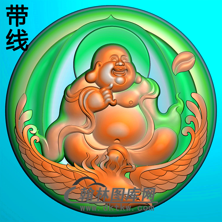 弥勒佛精雕图（MLF-232)展示