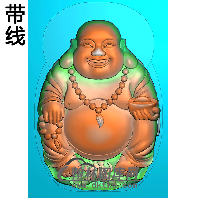 弥勒佛精雕图（MLF-248)展示
