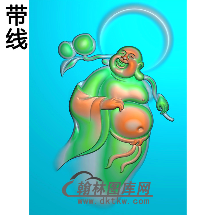 弥勒佛精雕图（MLF-250)展示