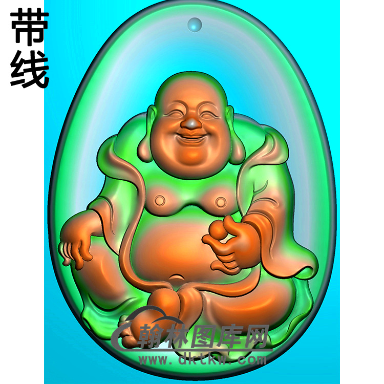 弥勒佛精雕图（MLF-268)展示