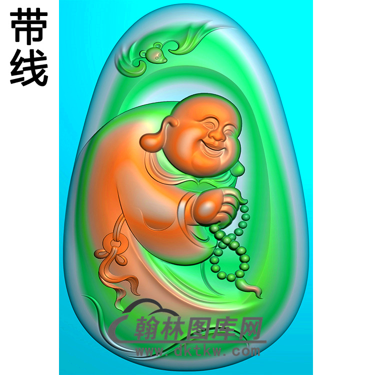 弥勒佛精雕图（MLF-284)展示
