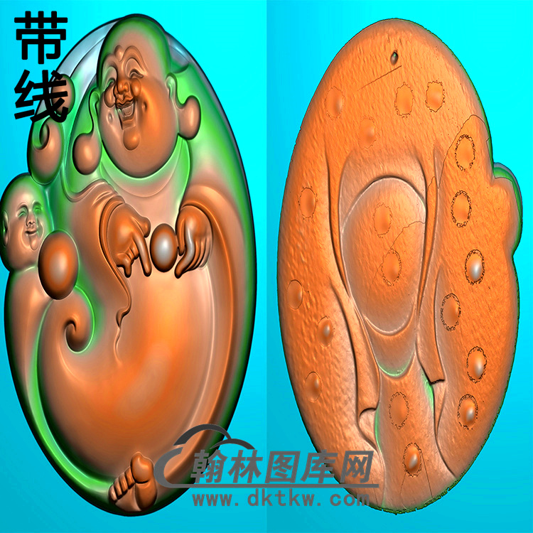 弥勒佛精雕图（MLF-286)展示