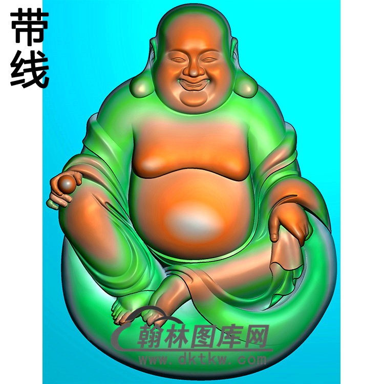 弥勒佛精雕图（MLF-293)展示