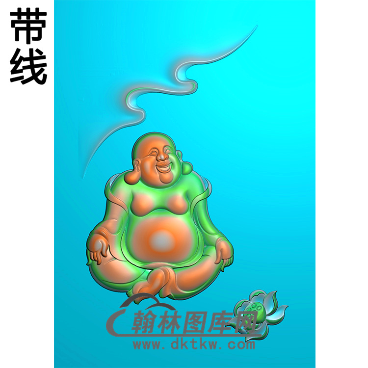 弥勒佛精雕图（MLF-297)展示