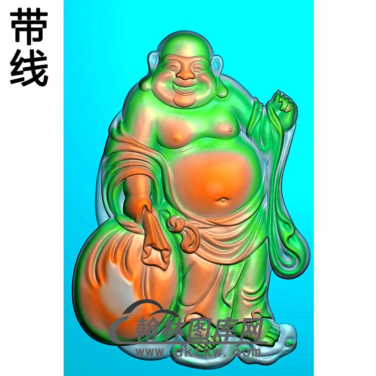 弥勒佛精雕图（MLF-309)展示