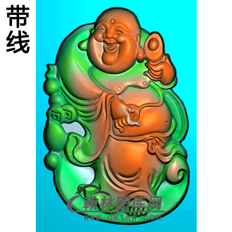 弥勒佛精雕图（MLF-321)展示