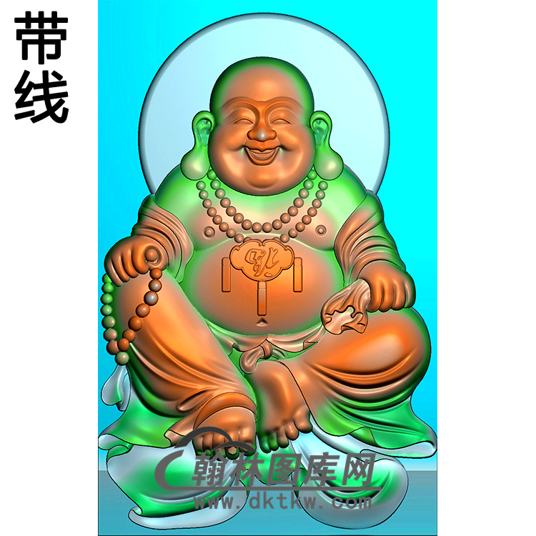 弥勒佛精雕图（MLF-330)展示